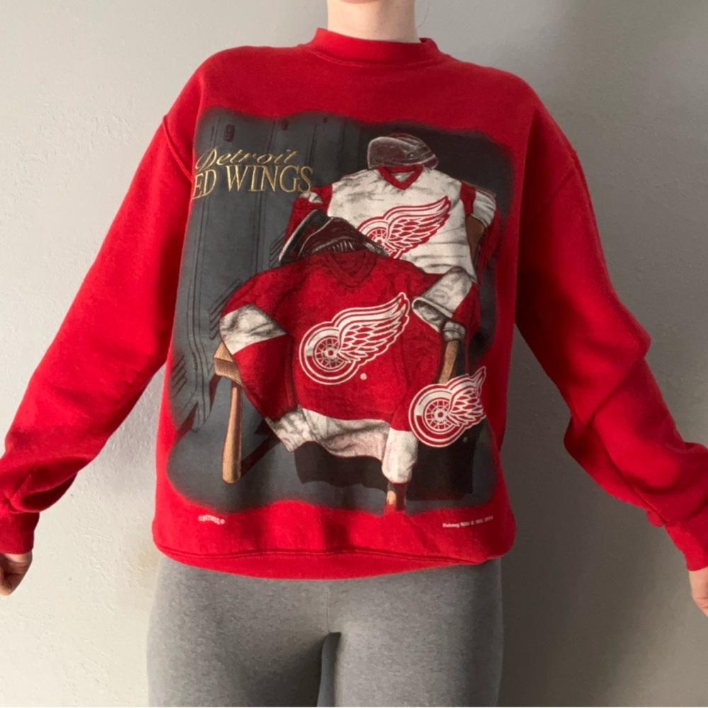 Detroit Red Wings Red Sweatshirt